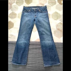 7 For All Mankind Bootcut Jeans Sz 31